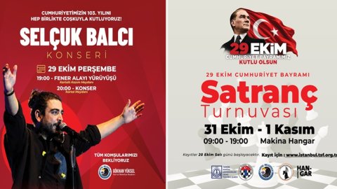 Kartal Belediyesi'nin 29 Ekim Cumhuriyet Bayramı kutlama programı belli oldu