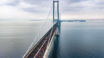 Kocaeli Büyükşehir Belediyesi Osmangazi Köprüsü'nde bir ilki gerçekleştirdi
